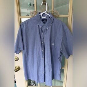 Chaps Light Blue Short Sleeve Shirt
